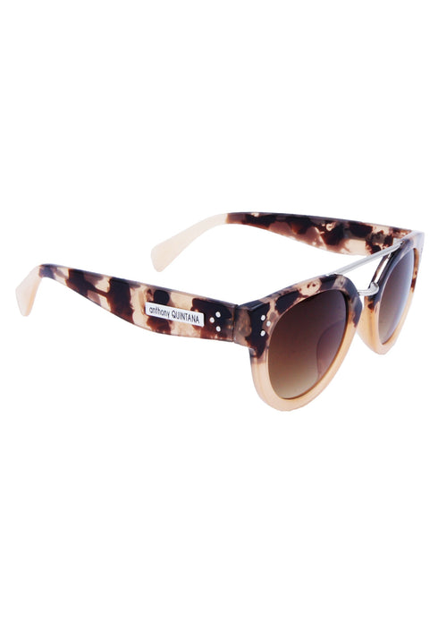 AQ Hipster Double Metal / Plastic Retro Unisex Sunglasses